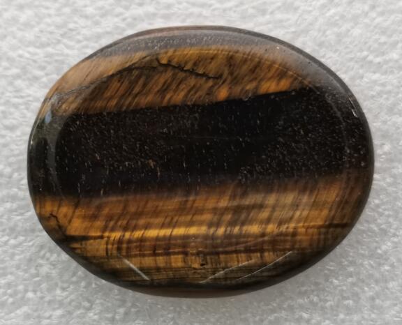 Tiger Eye Worry Stone - Oval - Rivendell Shop