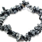 Snowflake obsidian zodiac bracelet - Rivendell Shop