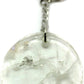 Clear quartz zodiac keychain - Rivendell Shop