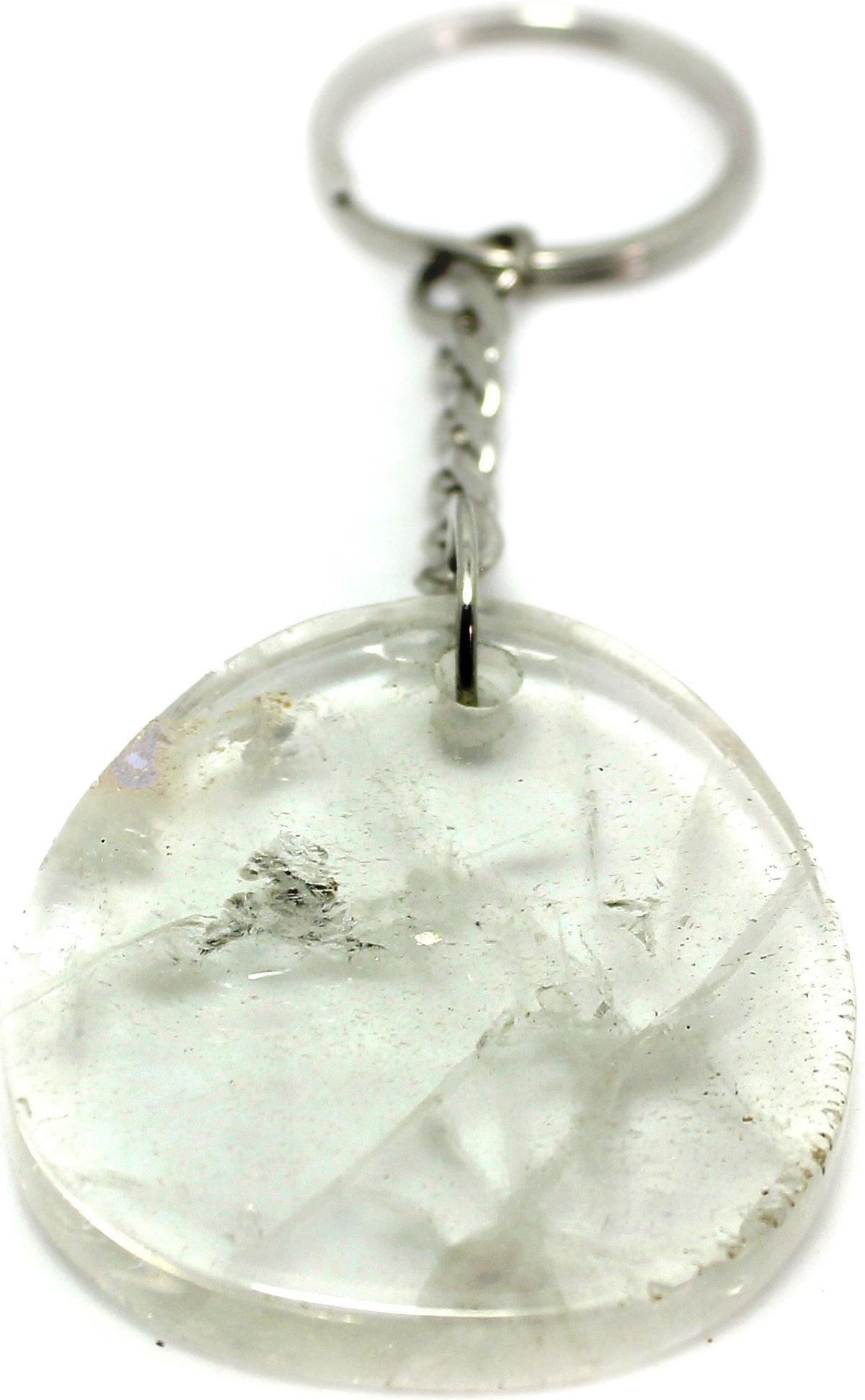 Clear quartz zodiac keychain - Rivendell Shop