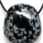 Snowflake obsidian zodiac pendant - Rivendell Shop