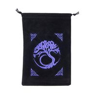 Tree Of Life Purple Velvet Bag - Rivendell Shop