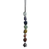 7 Chakra Tumbled Stone Hanging - Rivendell Shop