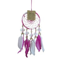 Pink Shell Dreamcatcher 9cm - Rivendell Shop