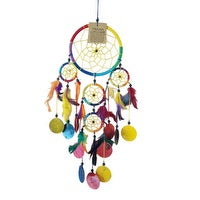 Multi Dreamcatcher with Shells 12cm - Rivendell Shop