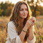 AI-processed: Mix tiger’s eye round bead bracelets