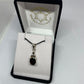 Oval Garnet Pendant - Rivendell Shop