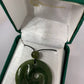 Greenstone Spiral Pendant - Rivendell Shop