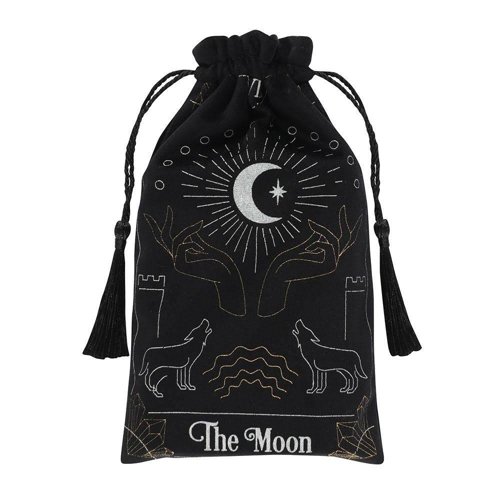 The Moon Drawstring Tarot Pouch - Rivendell Shop