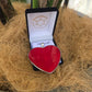 Red Coral Pendant -Heart - Rivendell Shop