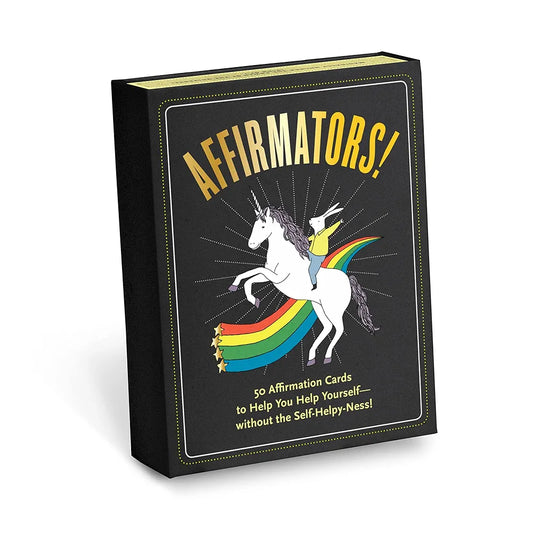 Affirmators! Original: 50 Affirmation Cards Deck For You Help Yourself without The Self-Helpy-Ness (50 Cards) - Rivendell Shop