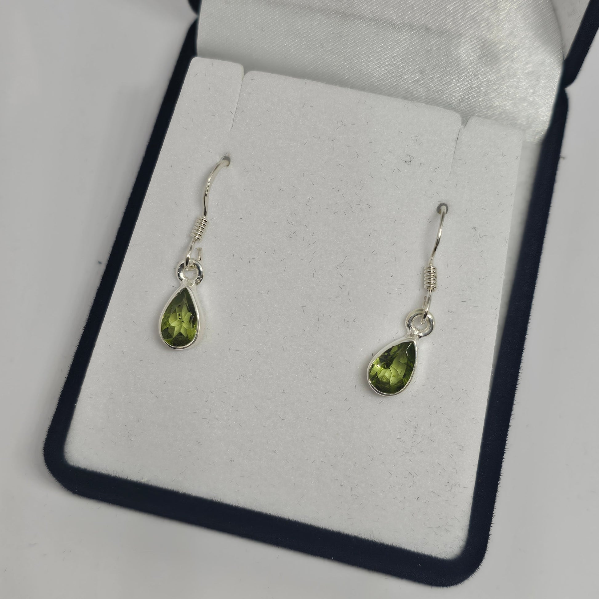 Peridot Sterling Silver Earrings - Rivendell Shop