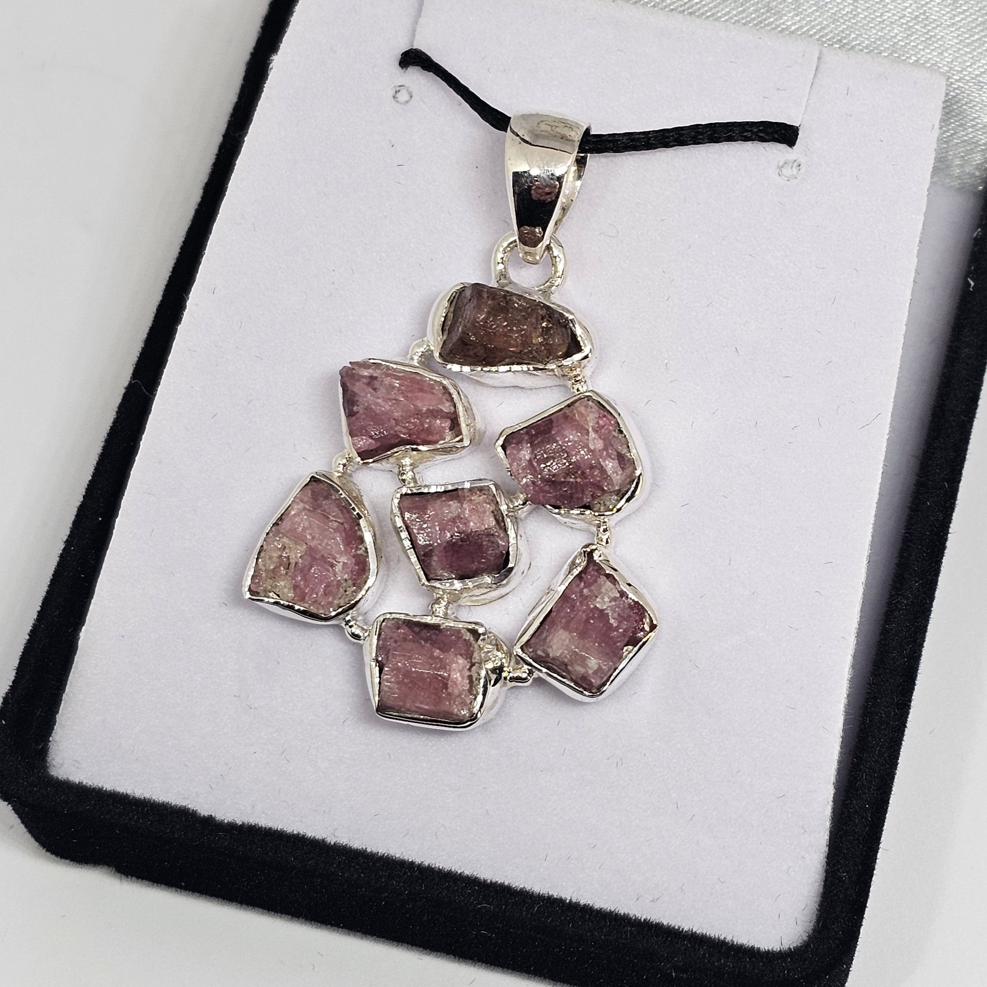 Ruby Sterling Silver Pendant - Rivendell Shop