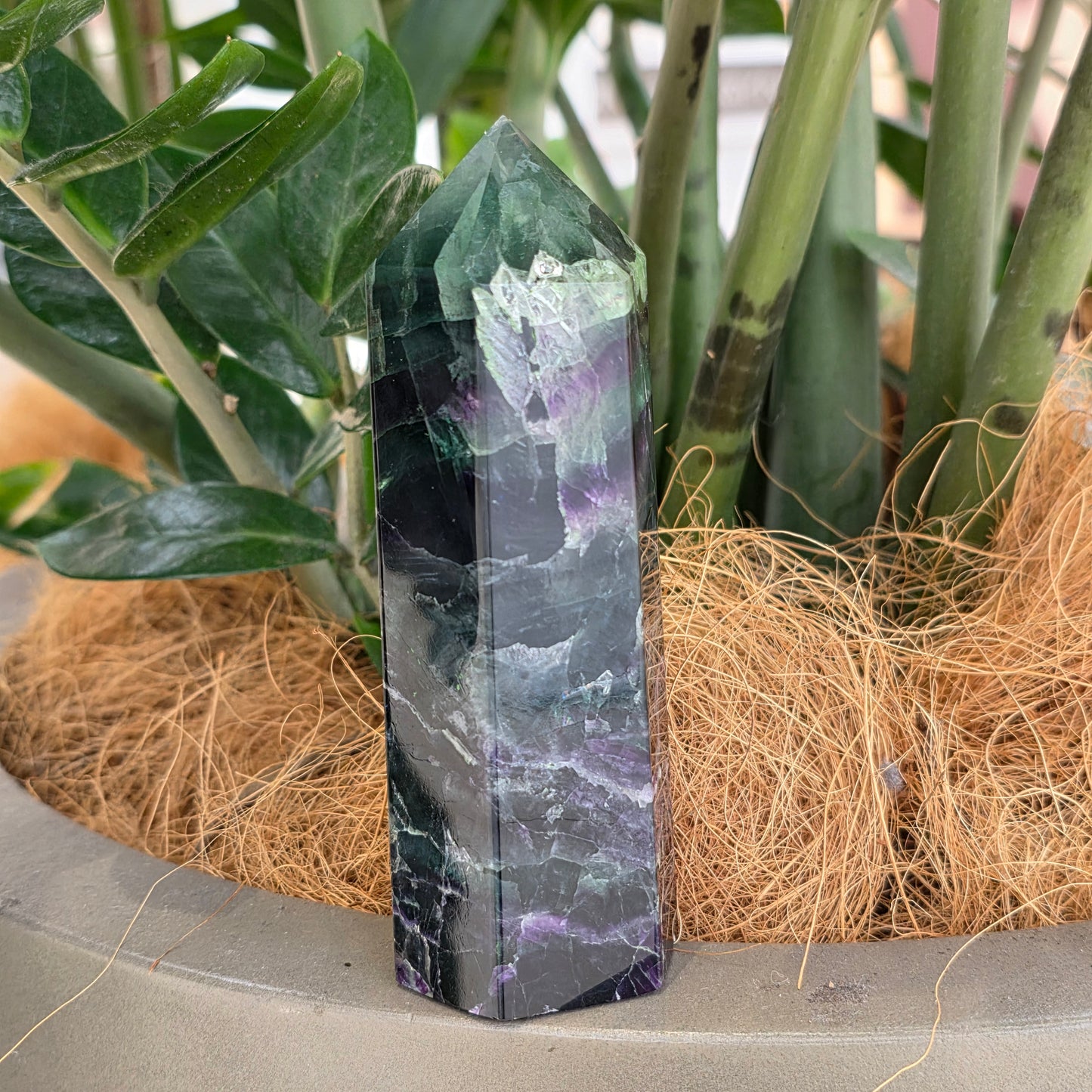 Fluorite Crystal Point