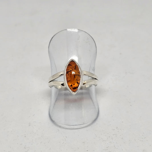 Amber Marquise Ring - Rivendell Shop