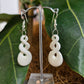 Handcarved Bone Earrings - Pikorua (Twist) - Rivendell Shop
