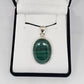 Malachite Sterling Silver Pendant - Rivendell Shop