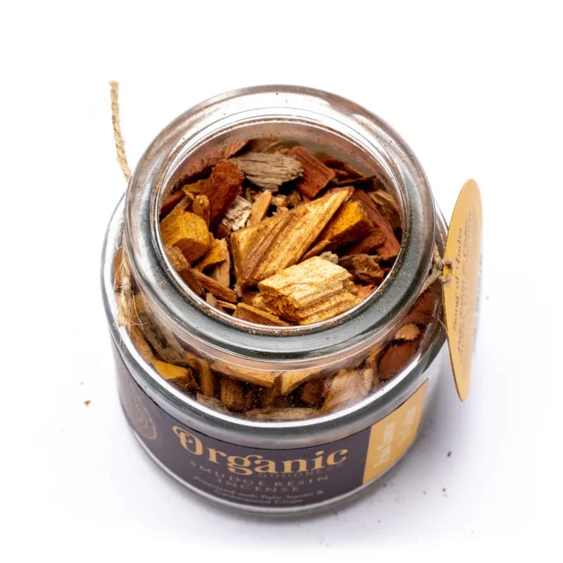 Smudge Resin Palo Santo & Cedar Organic Goodness