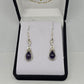 Amethyst 925 Sterling Silver Earrings - Rivendell Shop