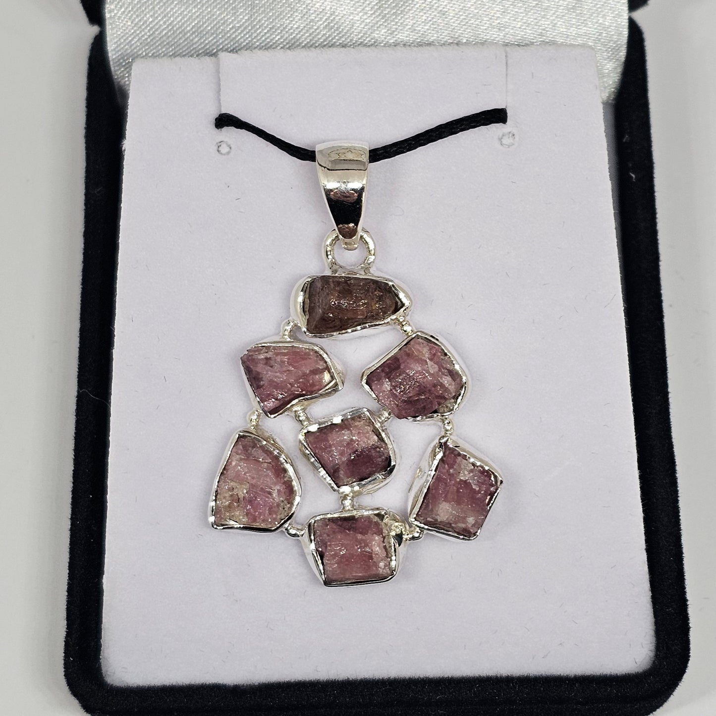 Ruby Sterling Silver Pendant - Rivendell Shop