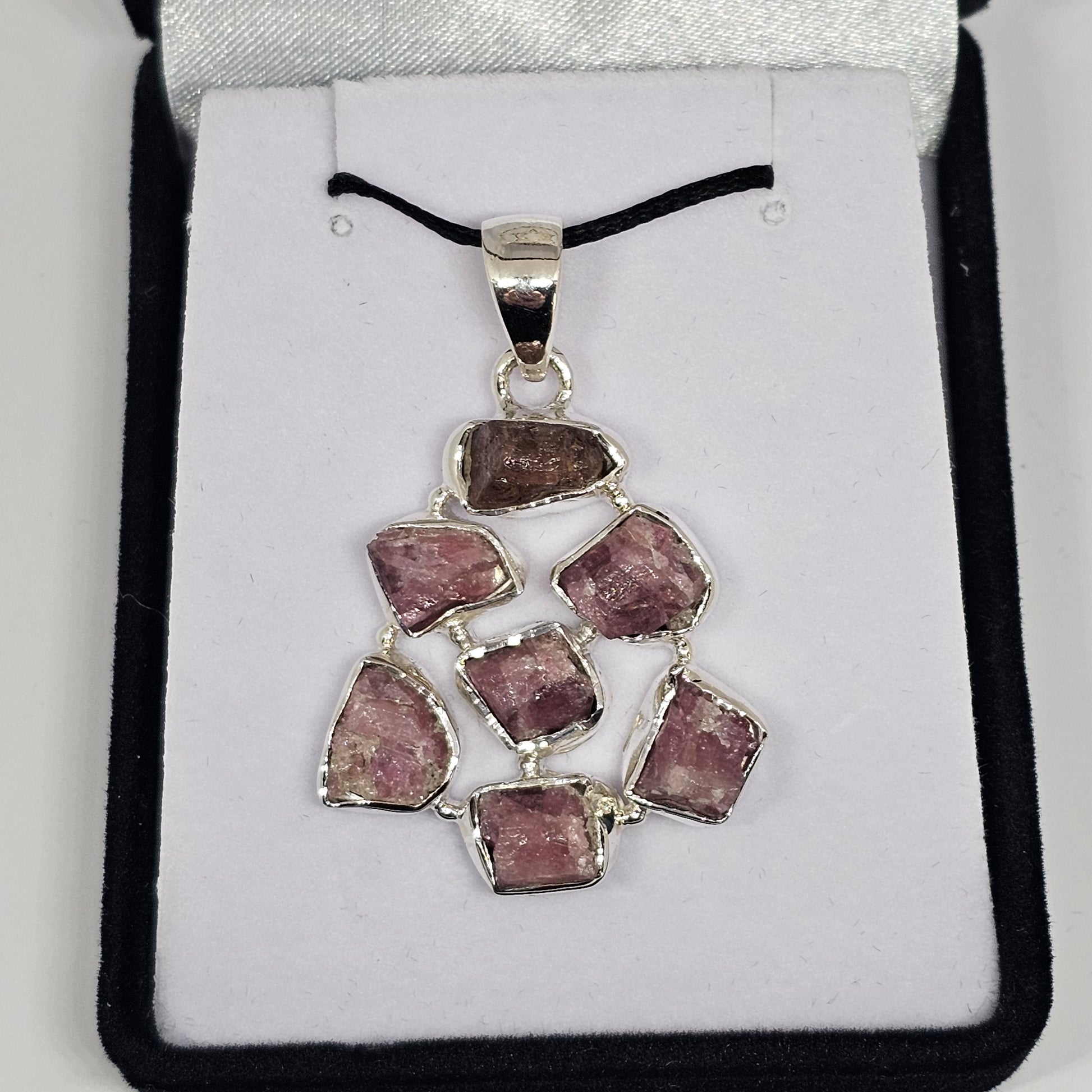 Ruby Sterling Silver Pendant - Rivendell Shop