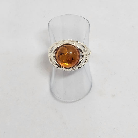 Amber Bow Ring - Rivendell Shop