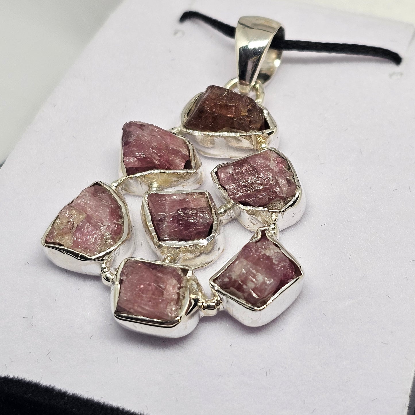 Ruby Sterling Silver Pendant - Rivendell Shop