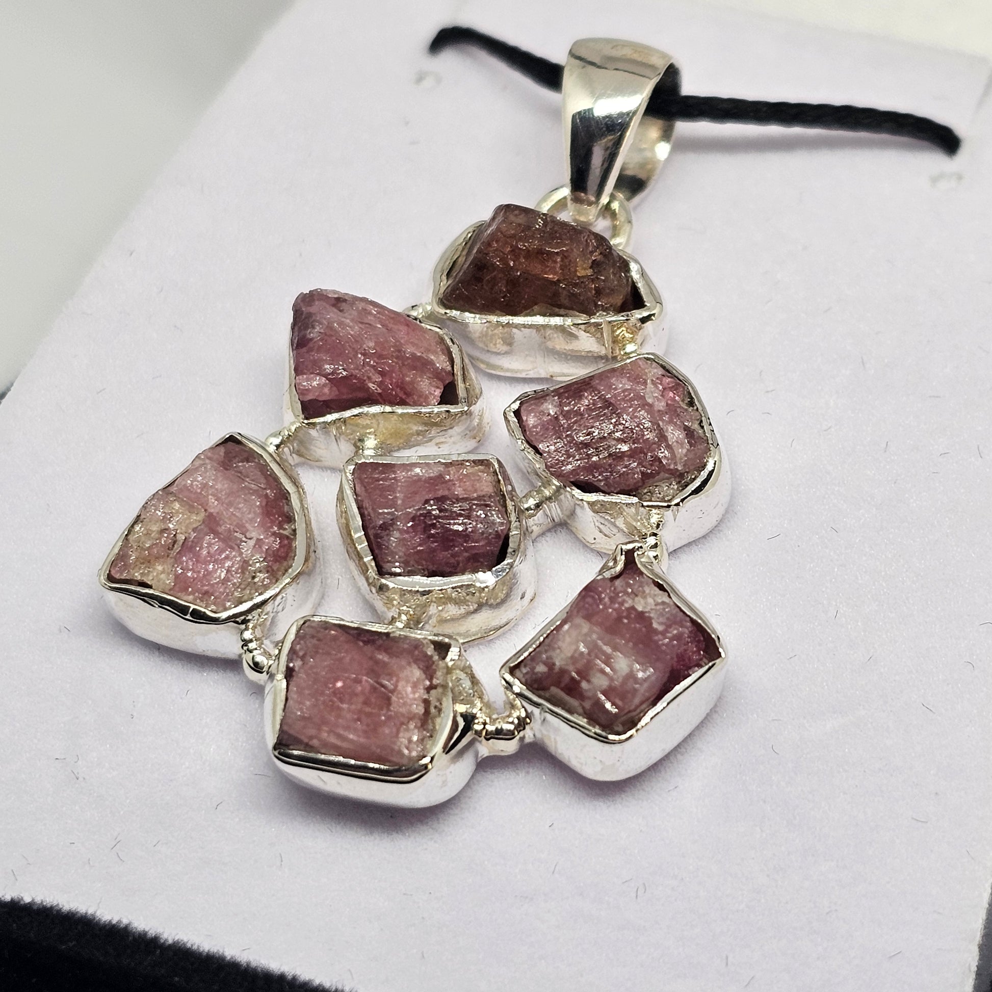 Ruby Sterling Silver Pendant - Rivendell Shop
