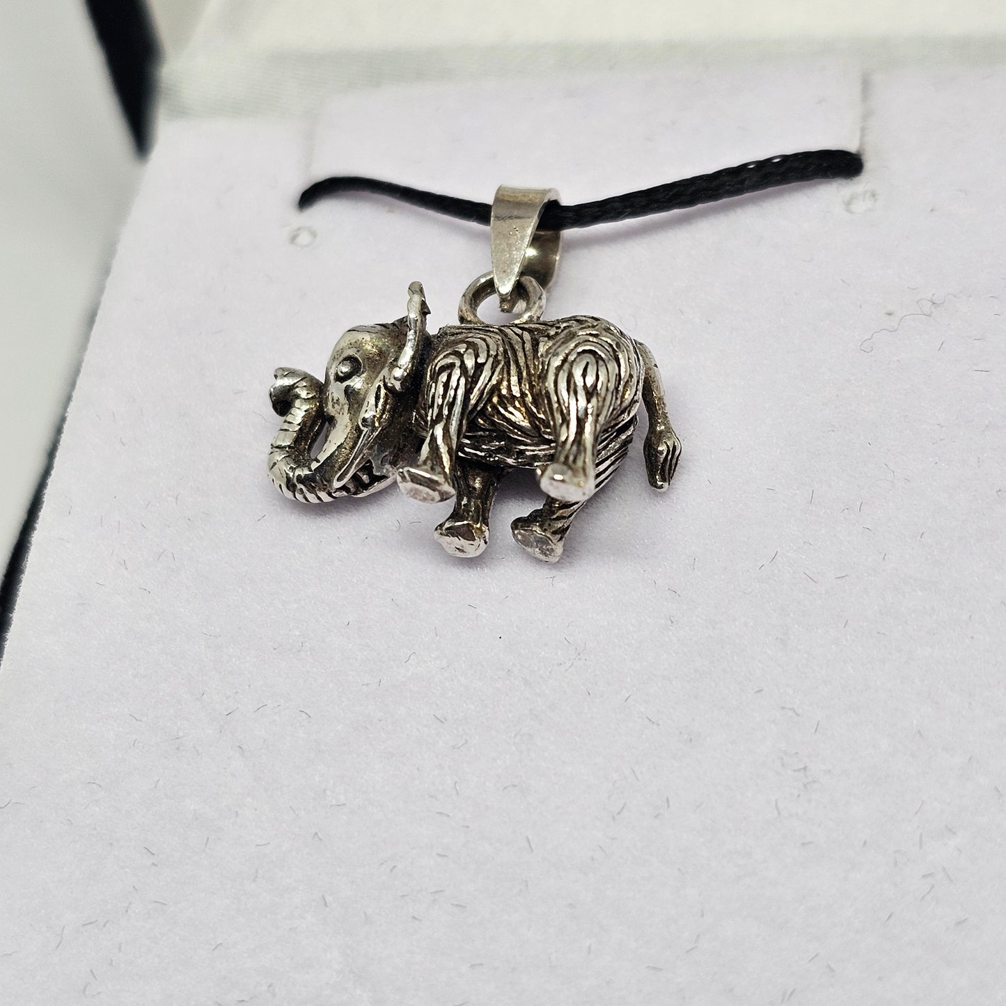 Sterling Silver Elephant Pendant - Rivendell Shop