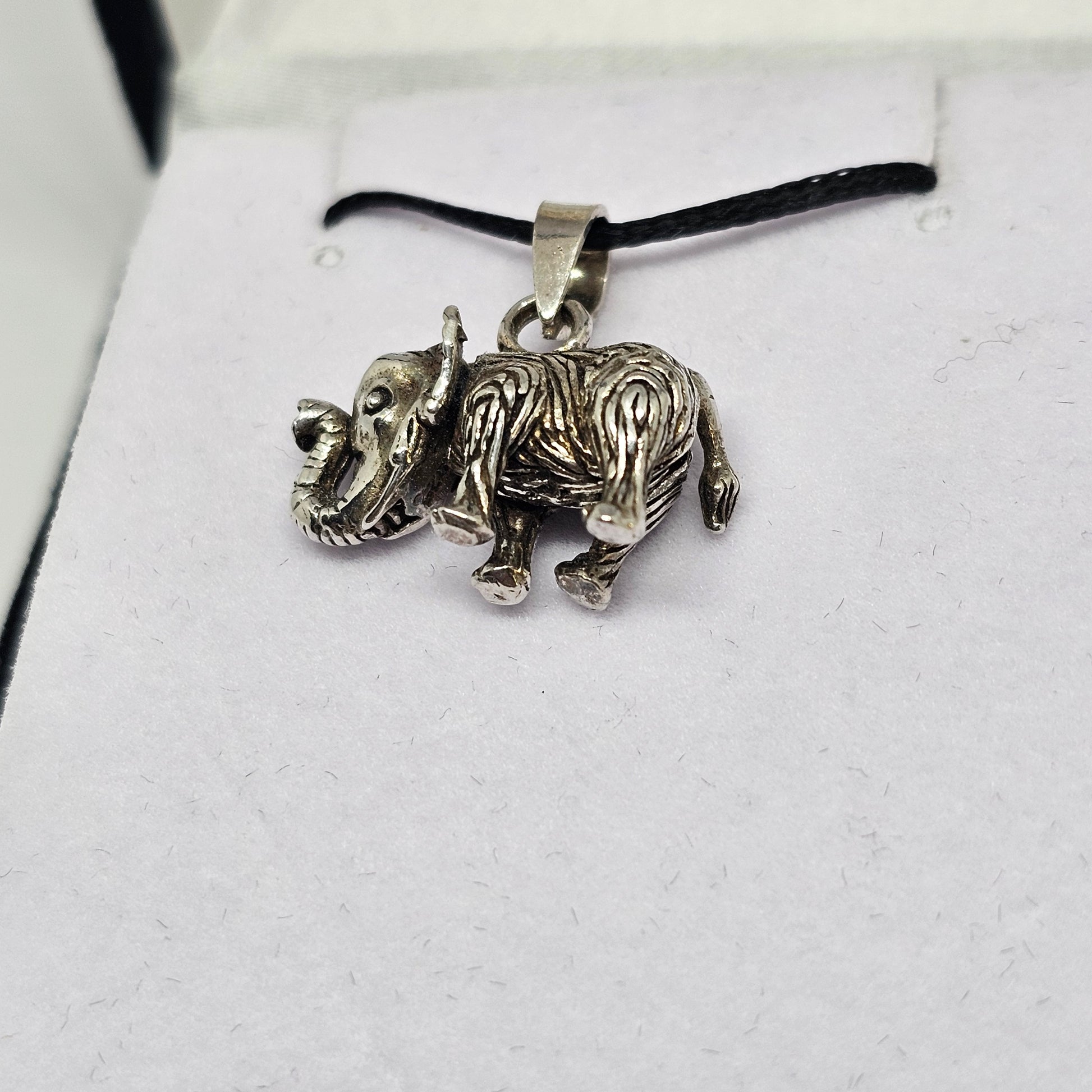 Sterling Silver Elephant Pendant - Rivendell Shop