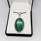 Malachite Sterling Silver Pendant - Rivendell Shop