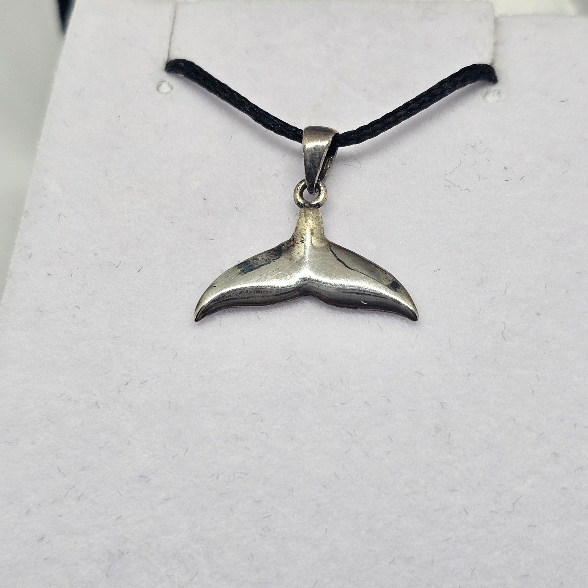 Sterling Silver Mini Whale Tail - Rivendell Shop