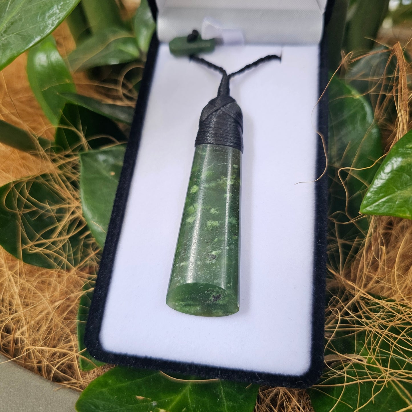 Greenstone Toki Pendant 65 x 20 mm