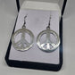Sterling Silver Peace Earrings - Rivendell Shop