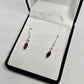 Garnet Sterling Silver Earrings - Rivendell Shop