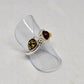 Amber Flower Ring - Rivendell Shop