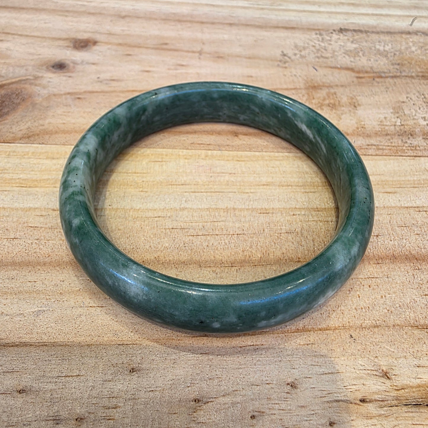 Green Jade Bangle - Rivendell Shop