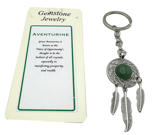 Keyring Dreamcatcher Aventurine - Rivendell Shop