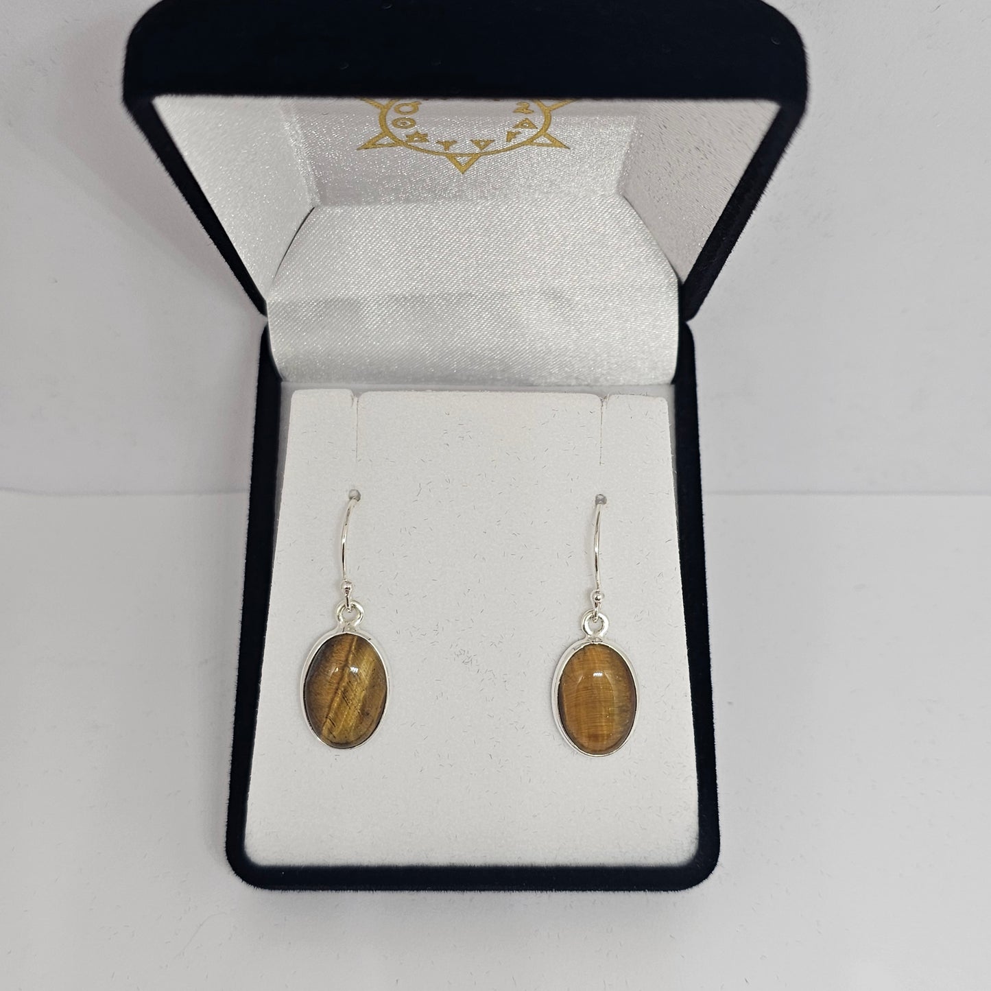 Tigers Eye Sterling Silver Earrings - Rivendell Shop