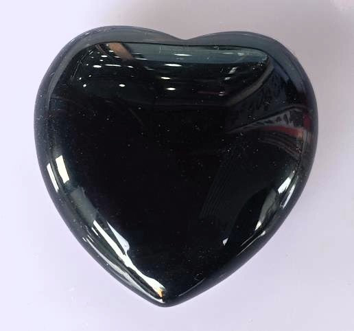 Gemstone Heart Black Obsidian - Rivendell Shop