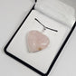 Rose Quartz Heart Pendant - Rivendell Shop