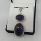 Amethyst Sterling Silver Pendant - Rivendell Shop