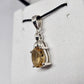 Citrine Sterling Silver Pendant - Rivendell Shop