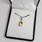 Citrine Sterling Silver Pendant - Rivendell Shop