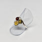Amber Sterling Silver Ring - Rivendell Shop