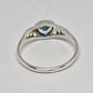 Blue Topaz Sterling Silver Ring - Rivendell Shop