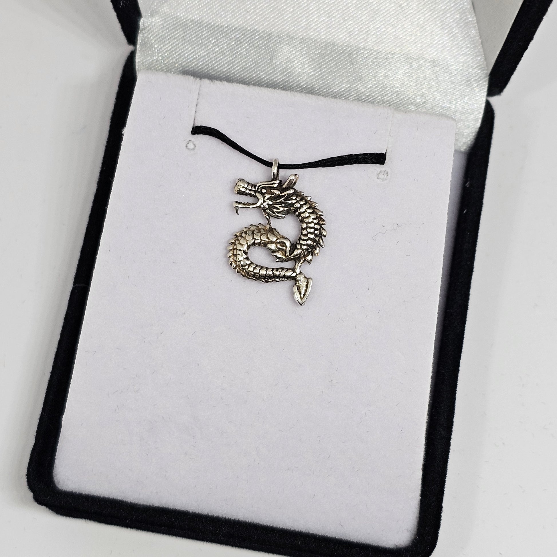 Sterling Silver Dragon Pendant - Rivendell Shop
