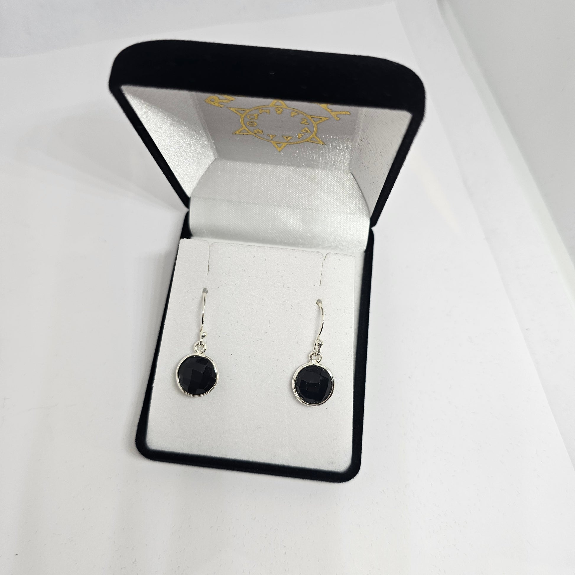 Black Onyx Sterling Silver Earrings - Rivendell Shop