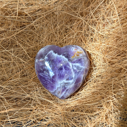 Gemstone Heart Amethyst - Rivendell Shop
