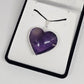 Amethyst Heart Pendant - Rivendell Shop